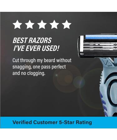 Bic Flex 3 Comfort Men's Razors Pack of 8 - with Three Movable-Blade Razors and Lubricating Strips for an Extra Smooth Shave 3 Count (Pack of 8) - Buy Online on GoSupps.com