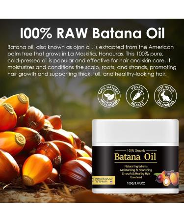 Natural Dr Sebi Batana Oil from Honduras - Promote Hair Growth Prevent Hair Loss Suitable for All Hair Types - Buy Online on GoSupps.com