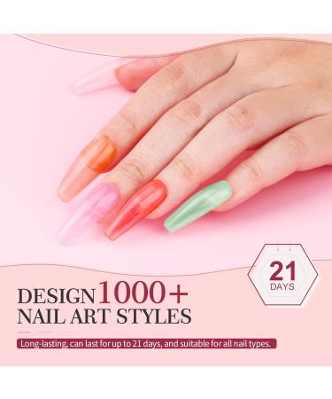 SAVILAND Jelly Gel Nail Polish Set - 30 Translucent Colors | Sheer Matte & Glossy Effects | Perfect for Nail Salons & DIY | Ideal Christmas & Holiday Gift - Buy Online on GoSupps.com
