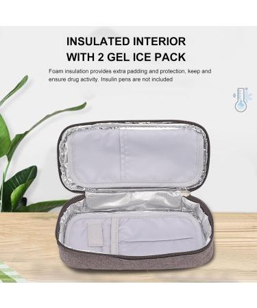 Portable Insulated Diabetic Medication Cooler Bag - Ideal for Camping (Type B) - Buy Online on GoSupps.com