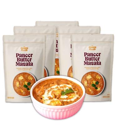 The Cumin Club Indian Paneer Butter Masala Instant Curry Comfort Indian Food with Tomato Cream & Warm Spices Vegetarian Meals Ready to Eat (Pack of 5) Paneer Masala