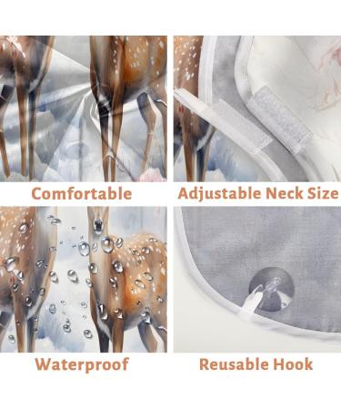 Snowy Deer Beard Bib Apron | Beard Hair Catcher for Men | Perfect Gift for Dad Husband | Fathers Day Anniversary Christmas - Buy Online on GoSupps.com