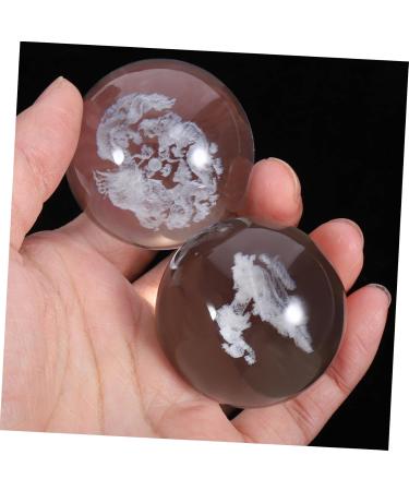 Healeved 2-Pack Healthy Glass Massage Balls for Hand Training | Baoding Fitness Hand Exercise Ball for Muscle Relief & Stress Relief - Buy Online on GoSupps.com