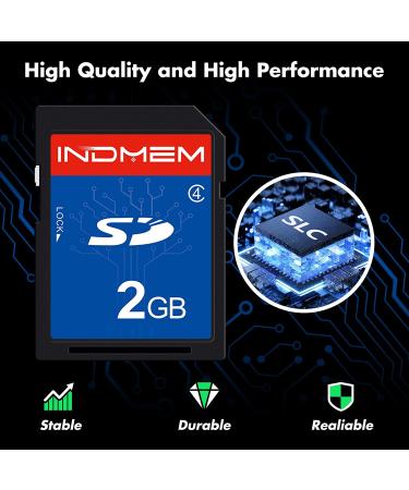INDMEM 2GB Class 4 SLC SD Card - Secure Digital Standard, 1PC - Buy Online on GoSupps.com