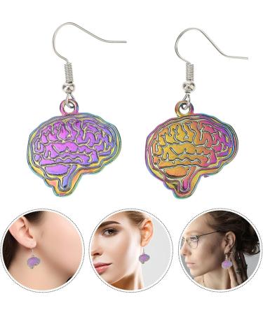 Abaodam Circle Dangle Earrings 1 Pair Brain Earrings Fashion Brain Women Ear Jewelries Ear Dangler Ear Pendant Ear Accessories Ear Decors Ear Drops Stud Earrings - Buy Online on GoSupps.com