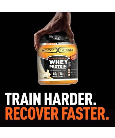 Body Fortress Super Advanced Whey Protein Powder with Immune Support - Vanilla, 1.78 lbs (Pack of 1) - Buy Online on GoSupps.com