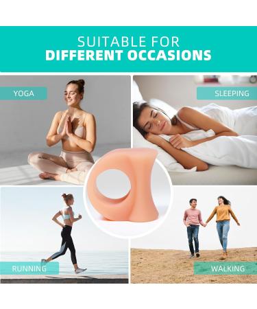 Toe Separators for Women | Gel Spacers for Bunions & Overlapping Toes | Big Toe Alignment Correctors (12 Pack 3 Sizes Beige) - Comfortable Relief & Support - Buy Online on GoSupps.com