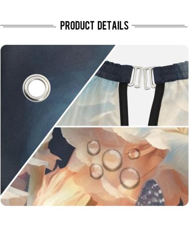 Waterproof Barber Cape - White Flower & Cheetah Haircut Bib for Men | Unisex Hair Cutting Cape - Buy Online on GoSupps.com