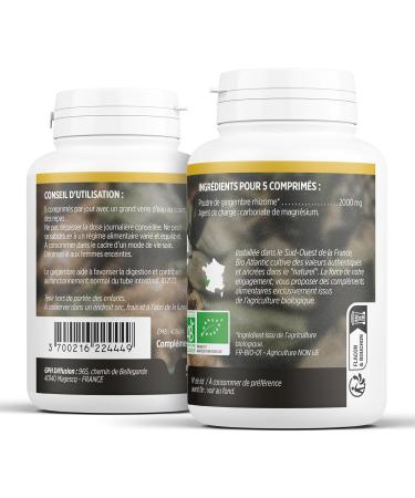Organic Ginger - 400 mg - 200 tablets - Buy Online on GoSupps.com