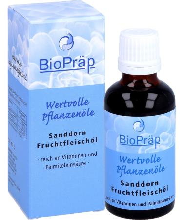 Premium Sea Buckthorn Pulp Oil 50ml - Cold-Pressed Rich in Nutrients for Healthy Skin & Hair - International Shipping Available - Buy Online on GoSupps.com