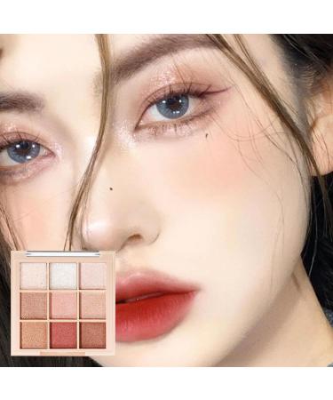 Eyeshadow Makeup Palette9 Colors Eyeshadow Palette Shimmer Glitter Makeup Palette Eyeshadow for Women and Girls 718401 Taro Milk Coffee Plate - Buy Online on GoSupps.com