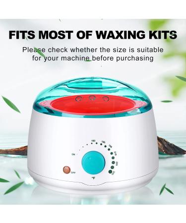 4 PCS Silicone Wax Warmer Liner Set with 8 Non-Sticky Spatulas - 16 oz Reusable Waxing Bowls for Hair Removal - Buy Online on GoSupps.com