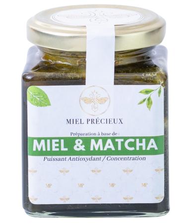 Honey & Matcha 250g - Natural Antioxidant Boost | Stable Energy and Well-Being | Authentic Japanese Matcha | Superfood | No Additives