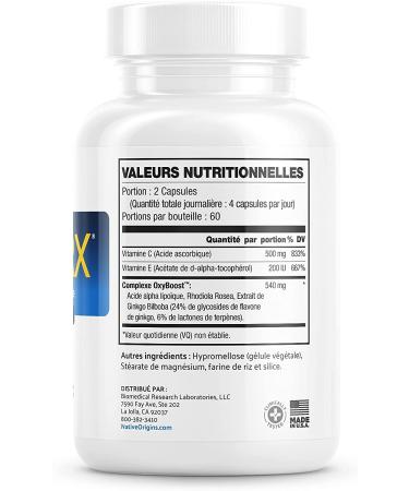Altitude Rx OxyBoost Complex - Ski & Mountain Trip Acclimation Formula with Vitamin C & Alpha Lipoic Acid (60 Servings) - Buy Online on GoSupps.com