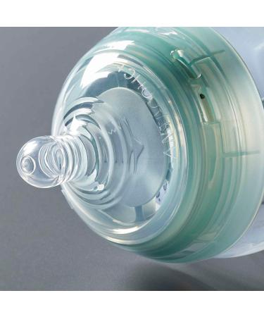 Tommee Tippee Advanced Anti-Colic Baby Bottle Teats Fast Flow 6+ Months Breast-Like for a Natural Latch Anti-colic Valve Soft Silicone Pack of 2 - Buy Online on GoSupps.com