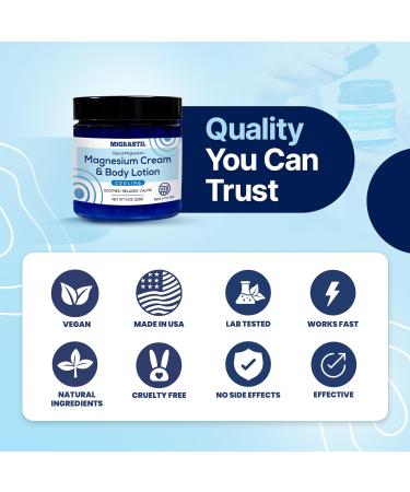 MIGRASTIL Nighttime Lavender Magnesium Cream & Body Lotion and Cooling Magnesium Cream Bundle - Buy Online on GoSupps.com