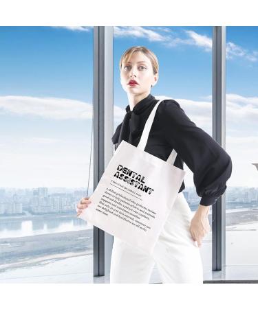 JTOUK Dental Assistant Gift | Ideal Dentist & Hygienist Present | Unique Dental Tote Bag - Buy Online on GoSupps.com
