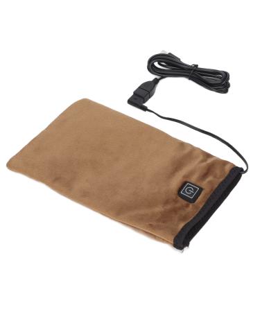 Tbest Heated Beauty Hand Mittens USB 3 Settings Electric Warming Mitts for SPA Hand CareBrown (Tbest3p79n4kc6i-12)