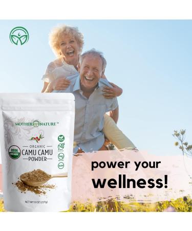 Organic Camu Camu Powder - 8 oz Bag | Natural Vitamin C Supplement for Immune Support | Vegan & Non-GMO - Buy Online on GoSupps.com