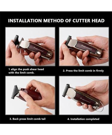 LILOVE New Detailer pro Barber Hair-Trimmer # 8081 Adjustable T-Wide Blade LT - Buy Online on GoSupps.com