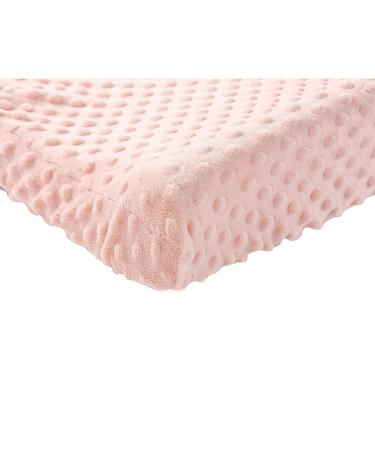 Solid Changing Table Pad Cover Cradle Sheet  Fits 32"/34''x16" Contoured Diaper Changing Pad  Ultra Soft Cozy Minky Dots Plush Changing Table Covers  Breathable Wipeable Removable (Light Pink) - Buy Online on GoSupps.com