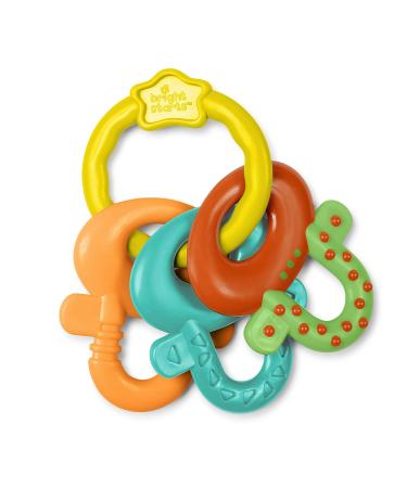 Bright Starts 7-Piece Baby Gift Set | BPA-Free Rattles Bite Rings & Stroller Toys | Unisex for Newborns | Multicolored - Buy Online on GoSupps.com