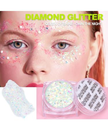  Augesak Glitter Gel for Face and Body 6 Pcs Festival Face Glitter - 6 Vibrant Colors - Buy Online on GoSupps.com