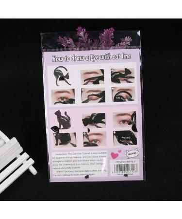 Greattangle Professional Multifunctional Eyeliner & Eyebrow Template Tool - Perfect Shape for Flawless Makeup | International Shipping Available - Buy Online on GoSupps.com