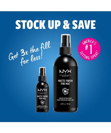 NYX Long Lasting Matte Makeup Setting Spray - Perfect Finish & All-Day Hold - Buy Online on GoSupps.com