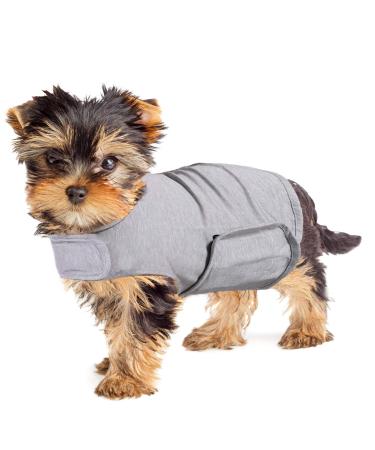 YUKOOL Anxiety Coat for Dogs Lightweight Wrap Vest Dog Anxiety Jacket to Keep Calming Comfort (XS Gray) XS Gray - Buy Online on GoSupps.com