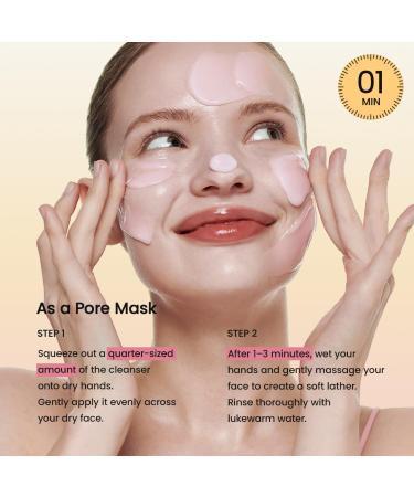 BIODANCE Collagen Mask To Foam Cleanser Face Wash for Women 2-in-1 Pore Mask and Hydrating Foaming Facial Cleanser for Sensitive Skin Oily Skin 5.07 fl. oz. (150 ml) - Buy Online on GoSupps.com