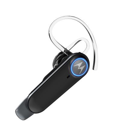 Motorola Bluetooth Earpiece HK500+ in-Ear Wireless Mono Headset with Mic for Clear Phone Calls - IPX4 Sweat Resistant, Smart Touch/Voice Control, Noise Cancelling Microphone, Multipoint Connectivity