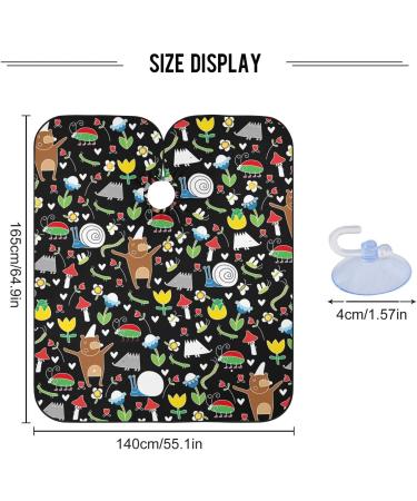 Waterproof Barber Cape - Unisex Hair Cutting Bib with Animals Butterflies and Cheetah Design for Men | International Shipping Available - Buy Online on GoSupps.com