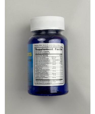 NutraSeasons Lung & Bronchial Cleanse | Immune Support Supplement with Ginger Turmeric & 12 Purify Ingredients | 60 Caps for Respiratory Health - Buy Online on GoSupps.com