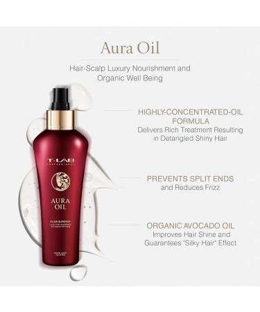 Buy T-LAB PROFESSIONAL Aura Oil Elixir Superior Nourishment for Silky Manageable Shiny Hair | 5.07 Fl Oz International Shipping Available - Buy Online on GoSupps.com