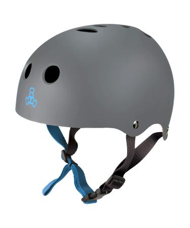 Triple Eight Sweatsaver Halo Water Helmet for Wakeboarding and Waterskiing Carbon Rubber Medium
