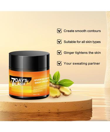  AJOG Hot Sweat Body Cream - Slimming Complex for Stomach Thighs and Arms - Firming and Smoothing Body Lotion for Women and Men - Firming and Contouring - 100 ml (3PCS) - Buy Online on GoSupps.com