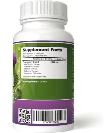 Liver Kidney Aid | Herbal Based Support for Liver & Kidney Health | 90 Days Supply (180 Softgels) - Buy Online on GoSupps.com