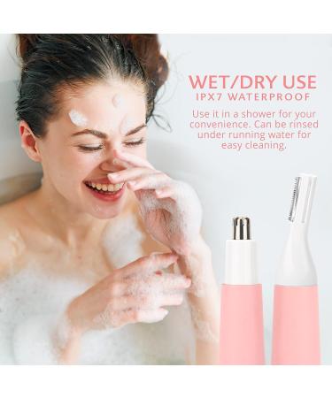 VG VOGCREST Women's Ear and Nose Hair Trimmer | Eyebrow Trimmer | IPX7 Waterproof Rechargeable | Painless All-in-One Hair Removal Tool - Buy Online on GoSupps.com