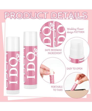 Suttmin 24 Pcs Bachelorette Lip Balm I Do Crew Wedding Party Gifts Bachelorette Lip Balm Gift Wedding Favors for Party Guest Supplies(Pink) - Buy Online on GoSupps.com