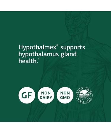 Standard Process Hypothalmex - Brain Support Supplement with Magnesium Citrate & Calcium - 60 Tablets - Buy Online on GoSupps.com