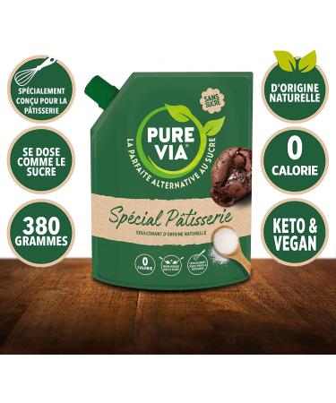 Pure Via - Special Pastry - Alternative to natural sugar with Acacia Gum 1 x 380g - Buy Online on GoSupps.com