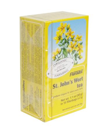 Floradix Organic St. John's Wort Herbal Tea - 15 sachets