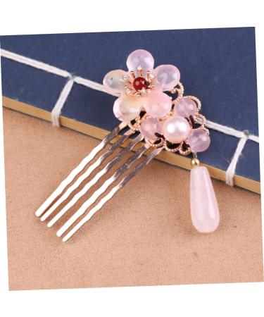 Didiseaon 1pc Hair Comb Hair Accessories Pearl Hair Decorations Crystal Hair Comb Crystal Headpiece Bridal Hair Clip Flower Hair Clips for Women Wedding Bride Glass Bangs Comb - Buy Online on GoSupps.com