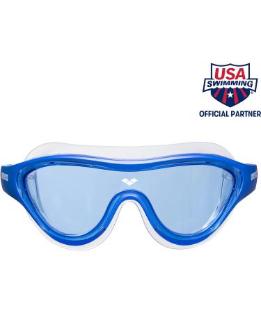 ARENA Unisex-Youth The One Mask Jr Swimming Goggles - Blue (Ages 6-12) | Ideal for Kids' Swimming | International Shipping Available - Buy Online on GoSupps.com