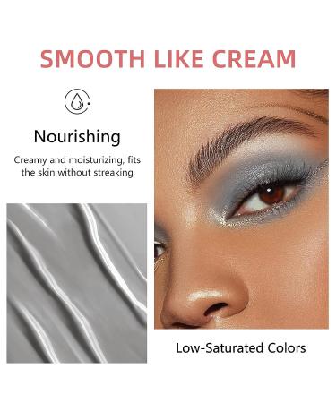 SUMEITANG 9 Color Cool Toned Matte Glitter Liquid Eyeshadow Set - Smokey Eye Makeup with High Pigment, Waterproof Formula - Buy Online on GoSupps.com