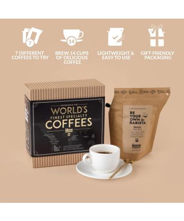 Innovative Coffee Gift Set for Men & Women | 7 Best Single Estate & Organic Coffees | Brew & Enjoy Anytime | Perfect for Coffee Lovers - Coffeebrewer 7er - Buy Online on GoSupps.com