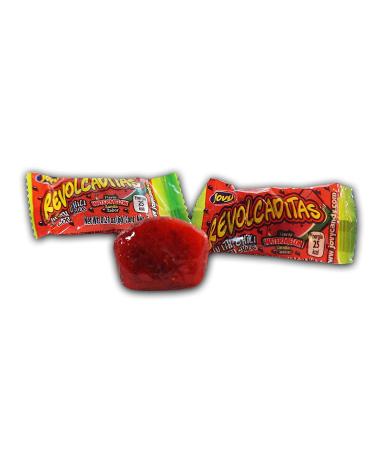 Jovy Revolcaditas Chili Watermelon Candy 6oz Bag - Spicy Watermelon Chili Flavor - 6 Ounce Pack of 1 - Buy Online on GoSupps.com
