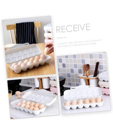 Zerodeko Egg Storage Box Drawers Food Tray Dispenser Egg Cartons Plastic Egg Holder Dog Duck Eggs re-usable - Buy Online on GoSupps.com