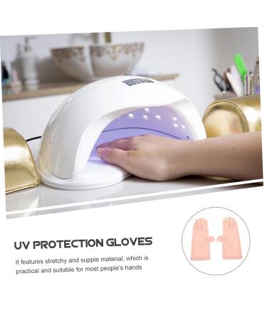 minkissy 3 Pairs Sun Protection Half Finger Gloves Prevention Gloves Summer Gloves Light Lamp Gloves Women Nail Salon Manicure Gloves Gloves Miss Pink Ultra Thin - Buy Online on GoSupps.com